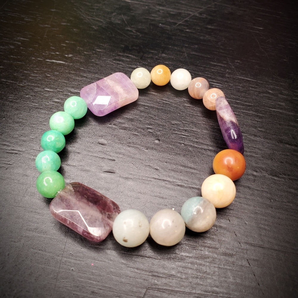 💜Crown Chakra💜 Reiki Infused Amethyst Bracelet - Picture 4 of 4